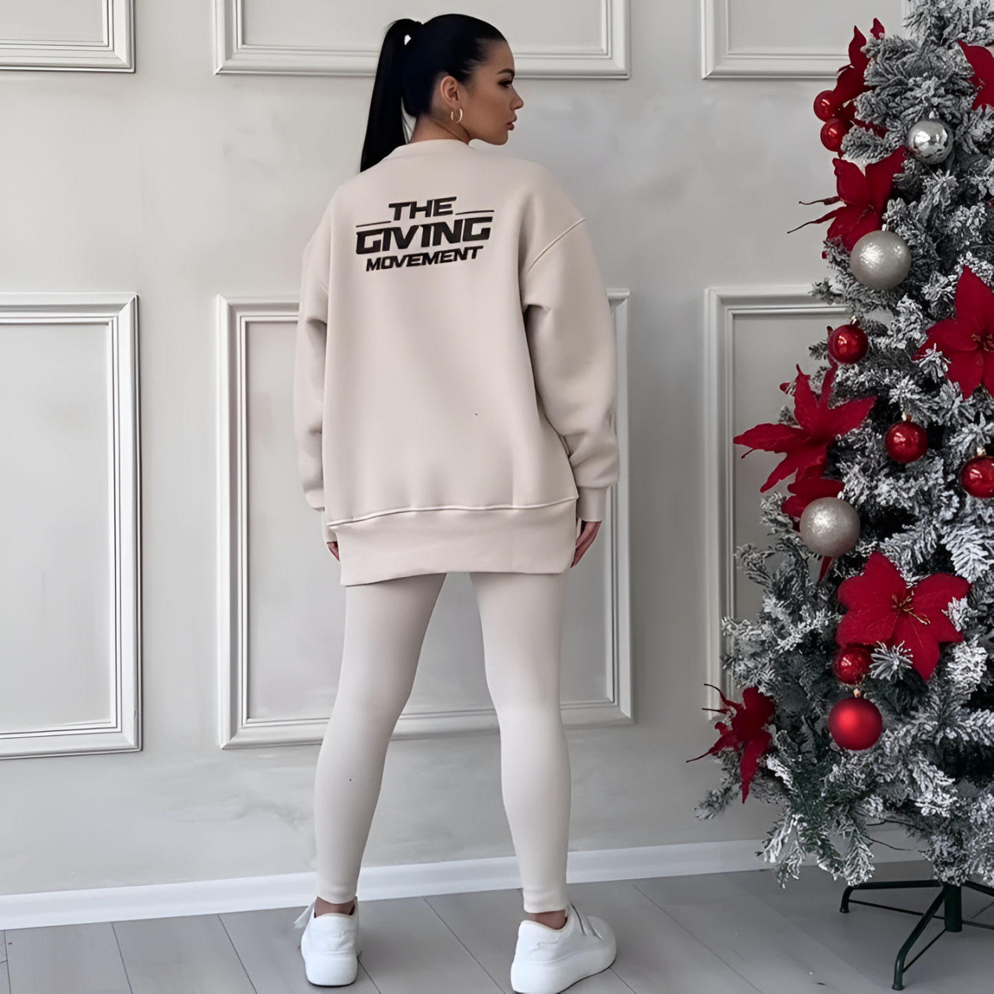 Women Printed Hoodie And Leggings Set