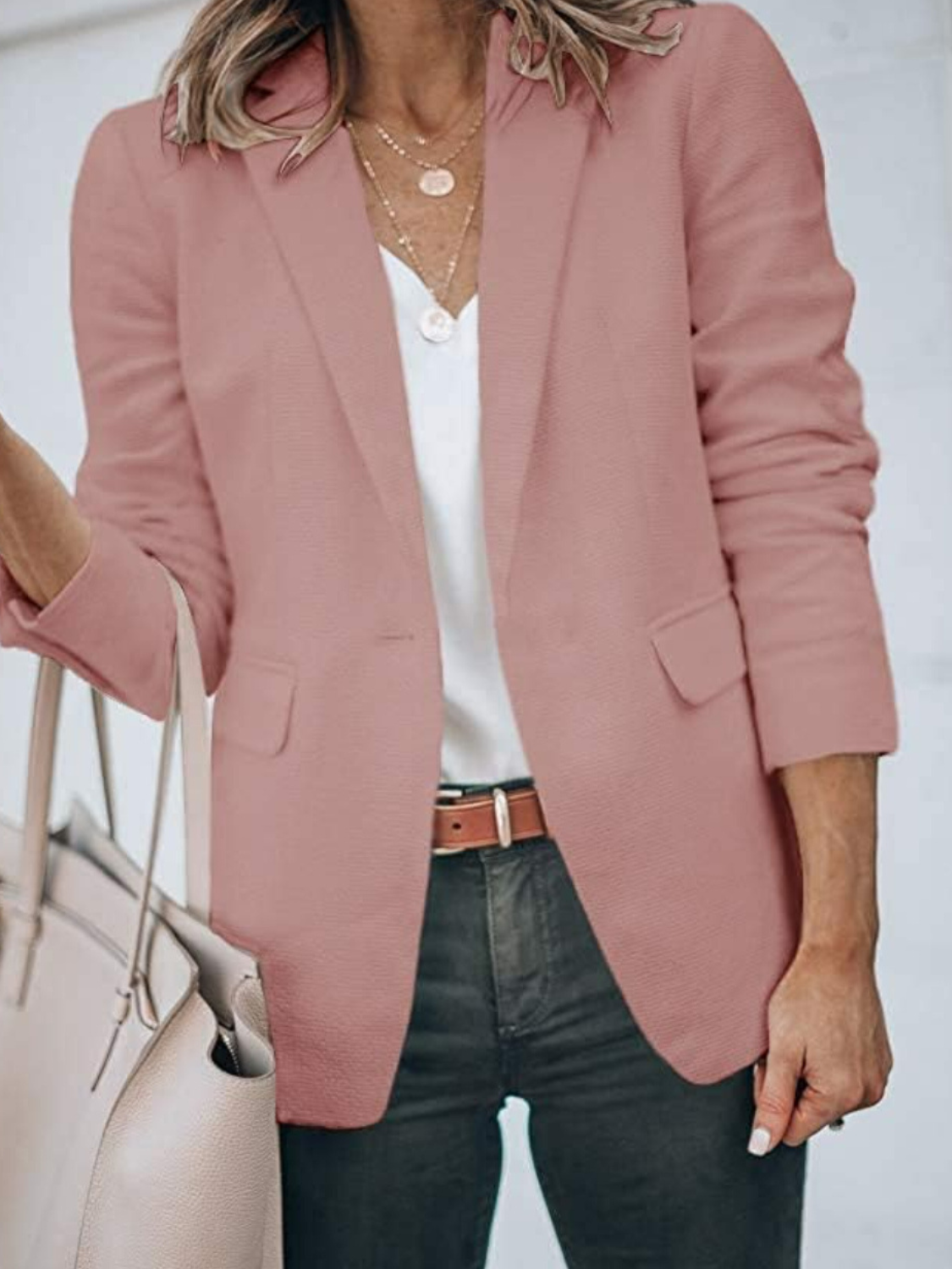 Front Long Sleeve Jacket-Cozy Knit Sets