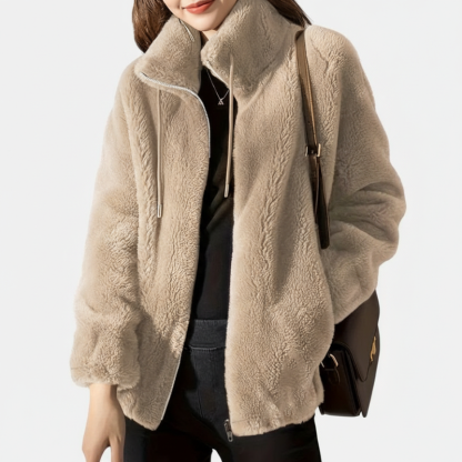 Casual And Cozy Zip Up Jacket For Women