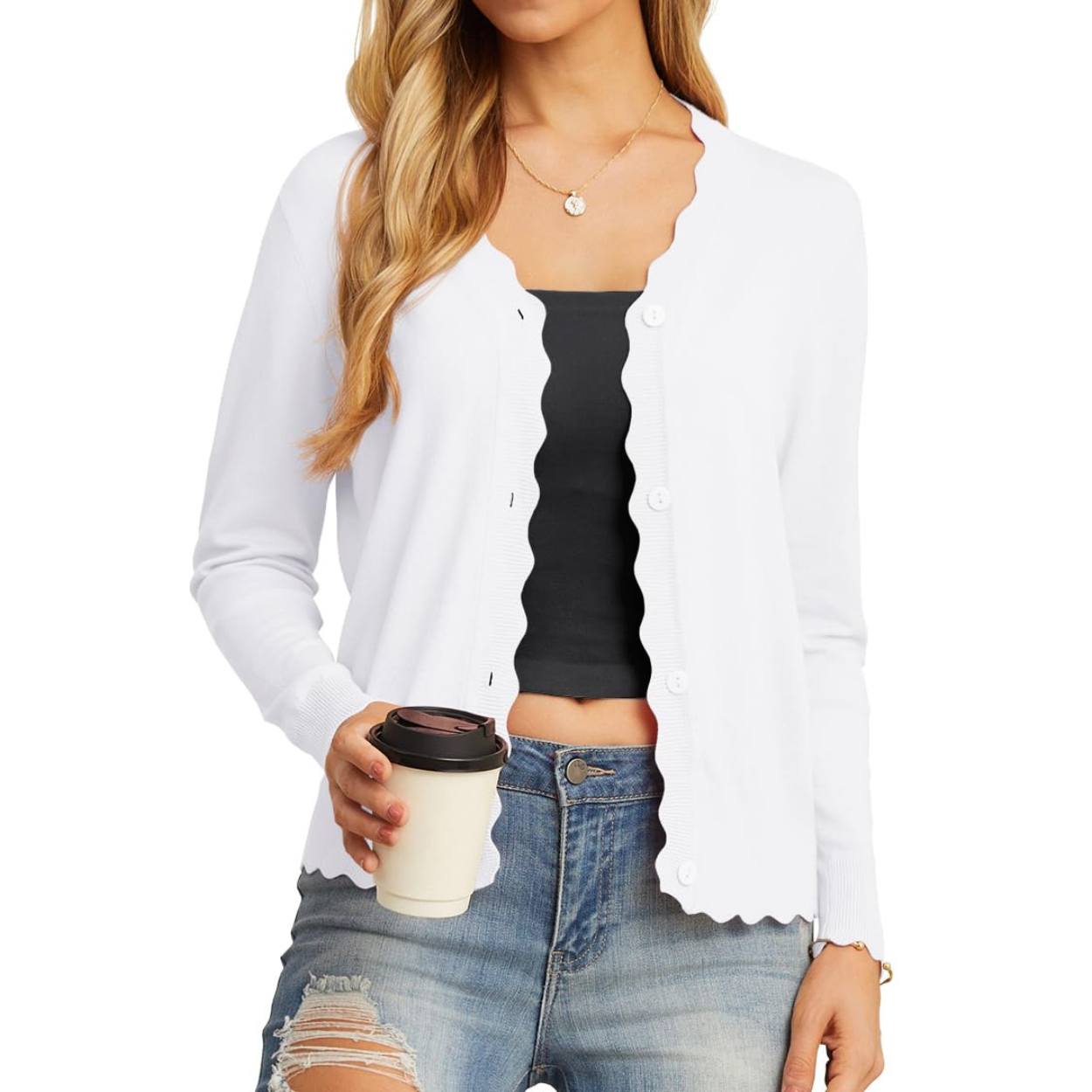 Long Sleeve Cardigan Sweater For Everyday Wear For Women