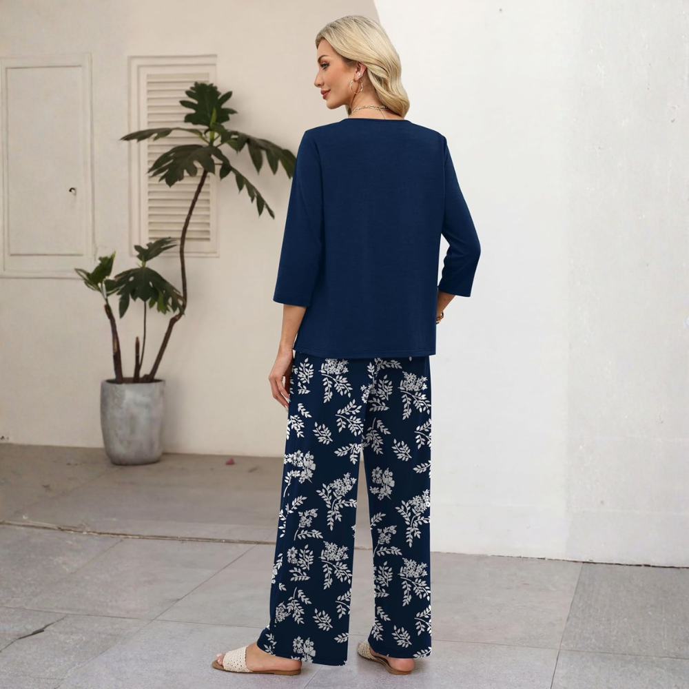 Summer Spring Sleeve Piece Sets Two For Women