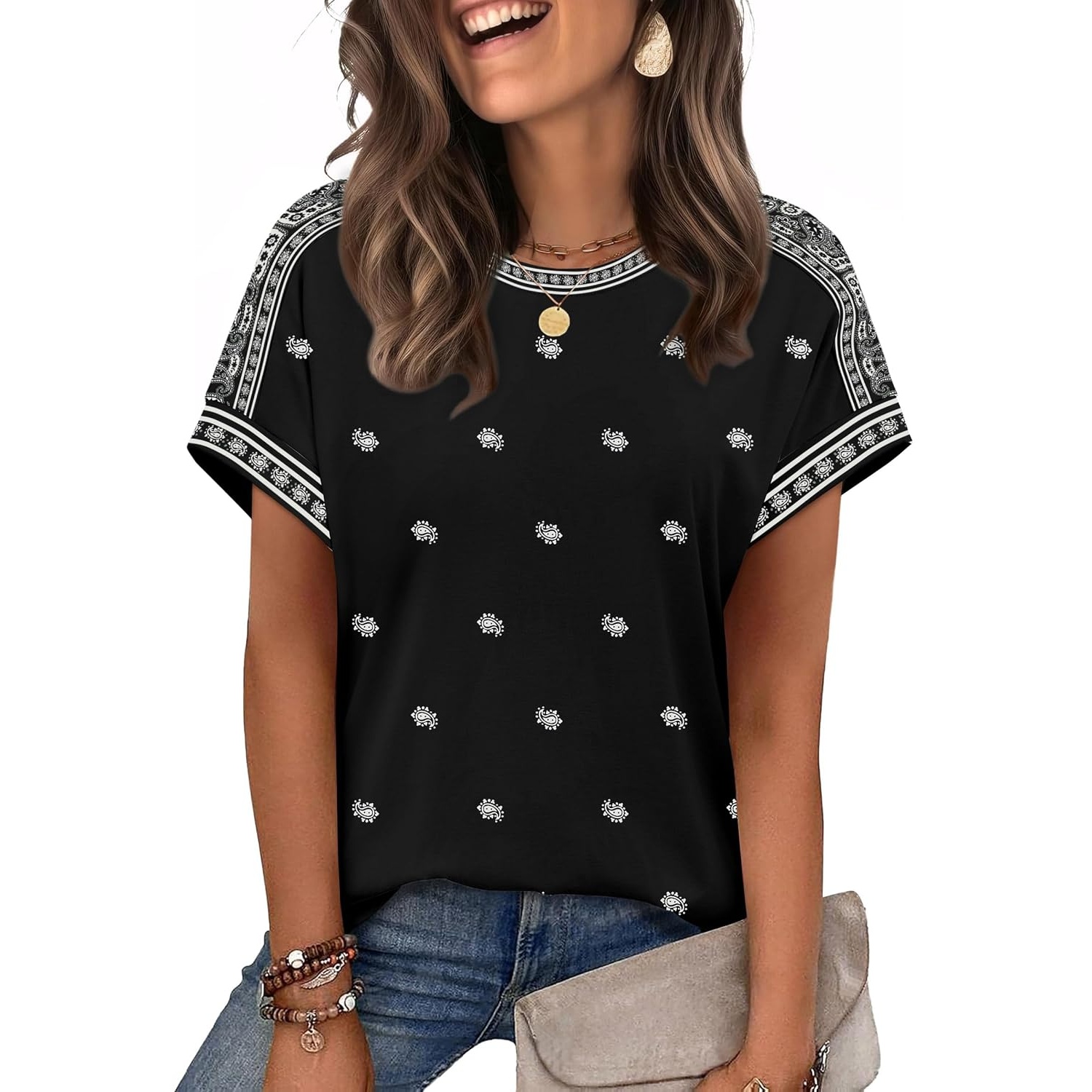 Casual Summer Spring Short Sleeve Shirts For Women