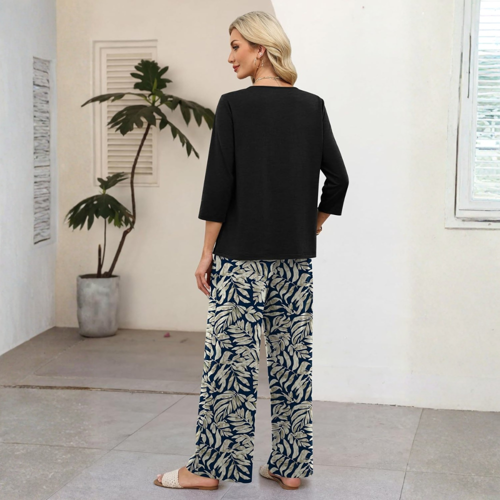 Summer Spring Sleeve Piece Sets Two For Women