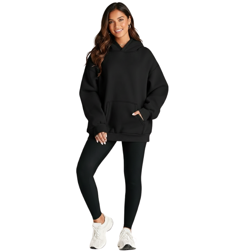 Oversized Fleece Hoodie For Womens