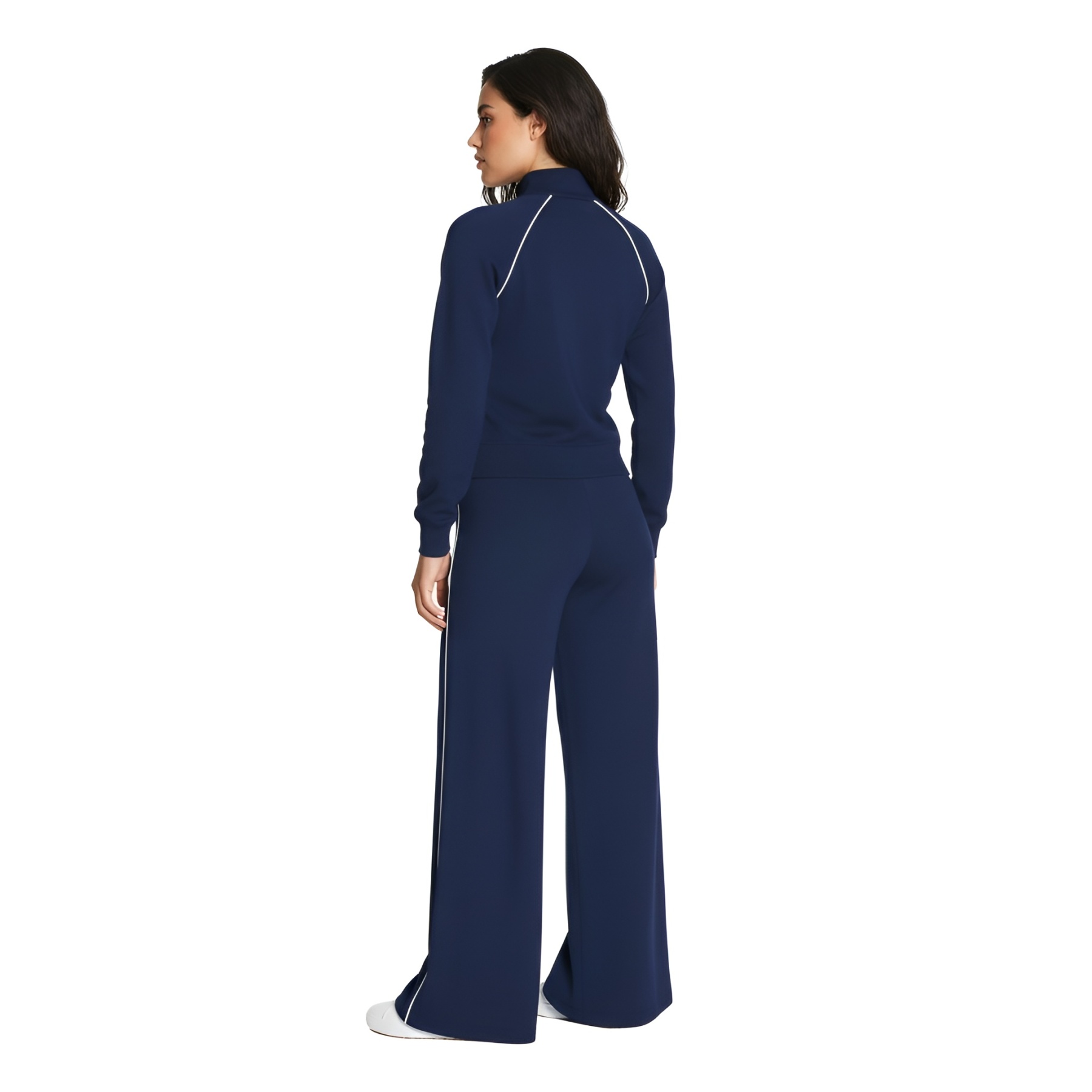 Pique Half Zip Jumpsuit