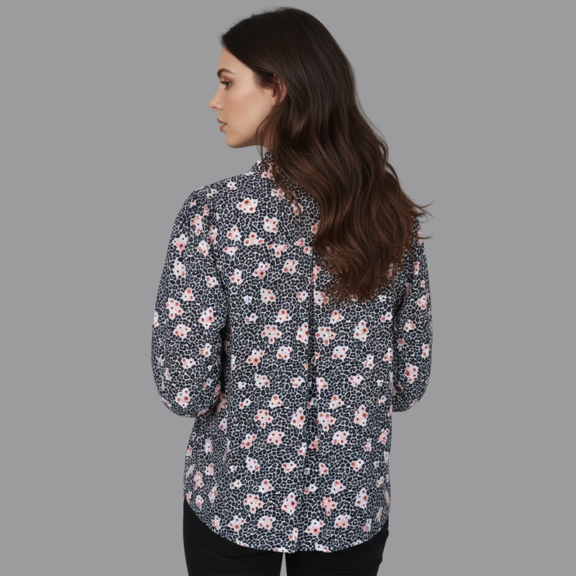 Wild Flower Collar Blouse