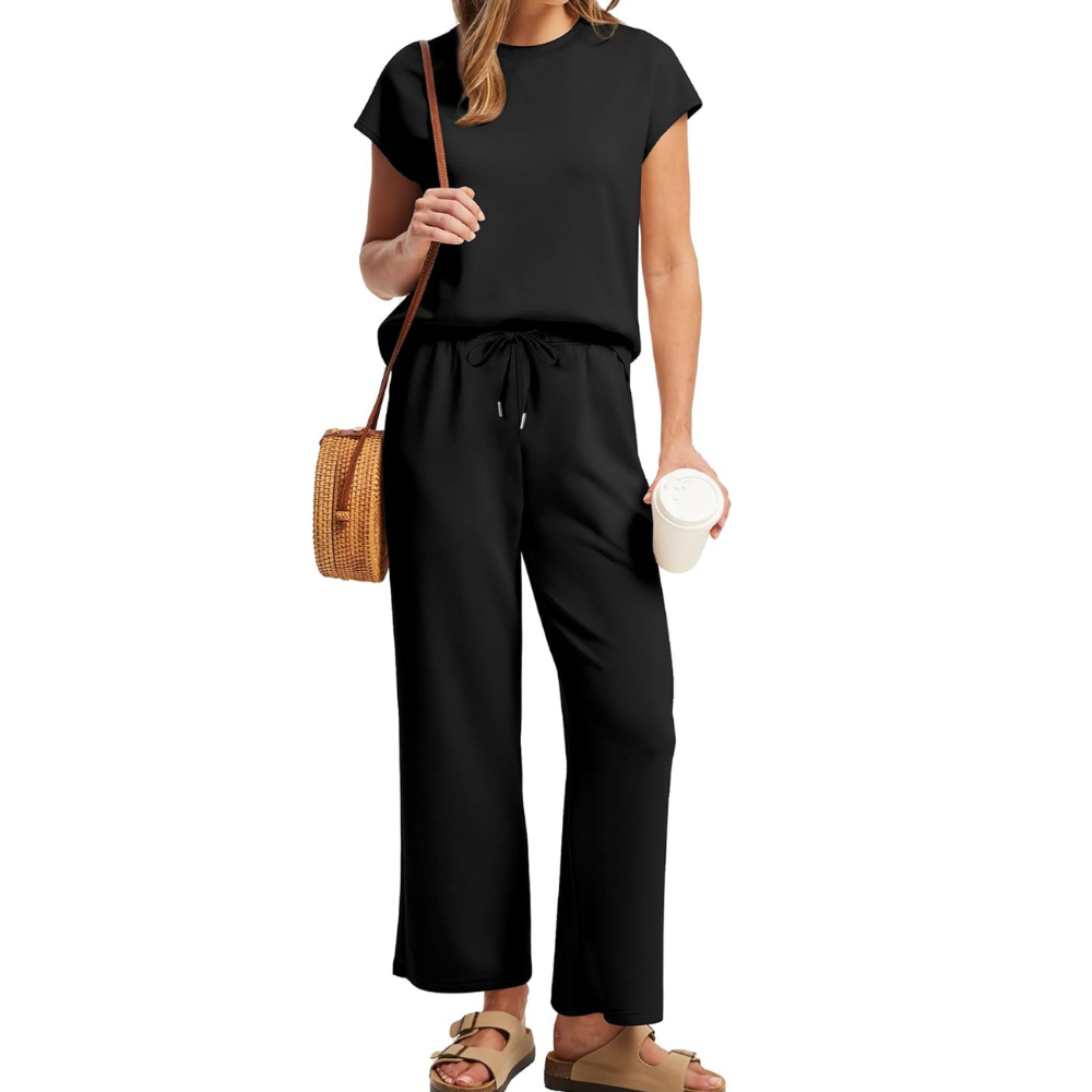 Two Piece Summer Vacation Lounge Matching Set Outfit