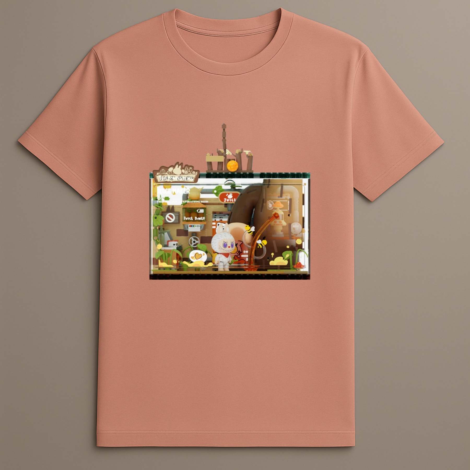 Virgo Bunny In Robe Graphic Labubu T Shirt