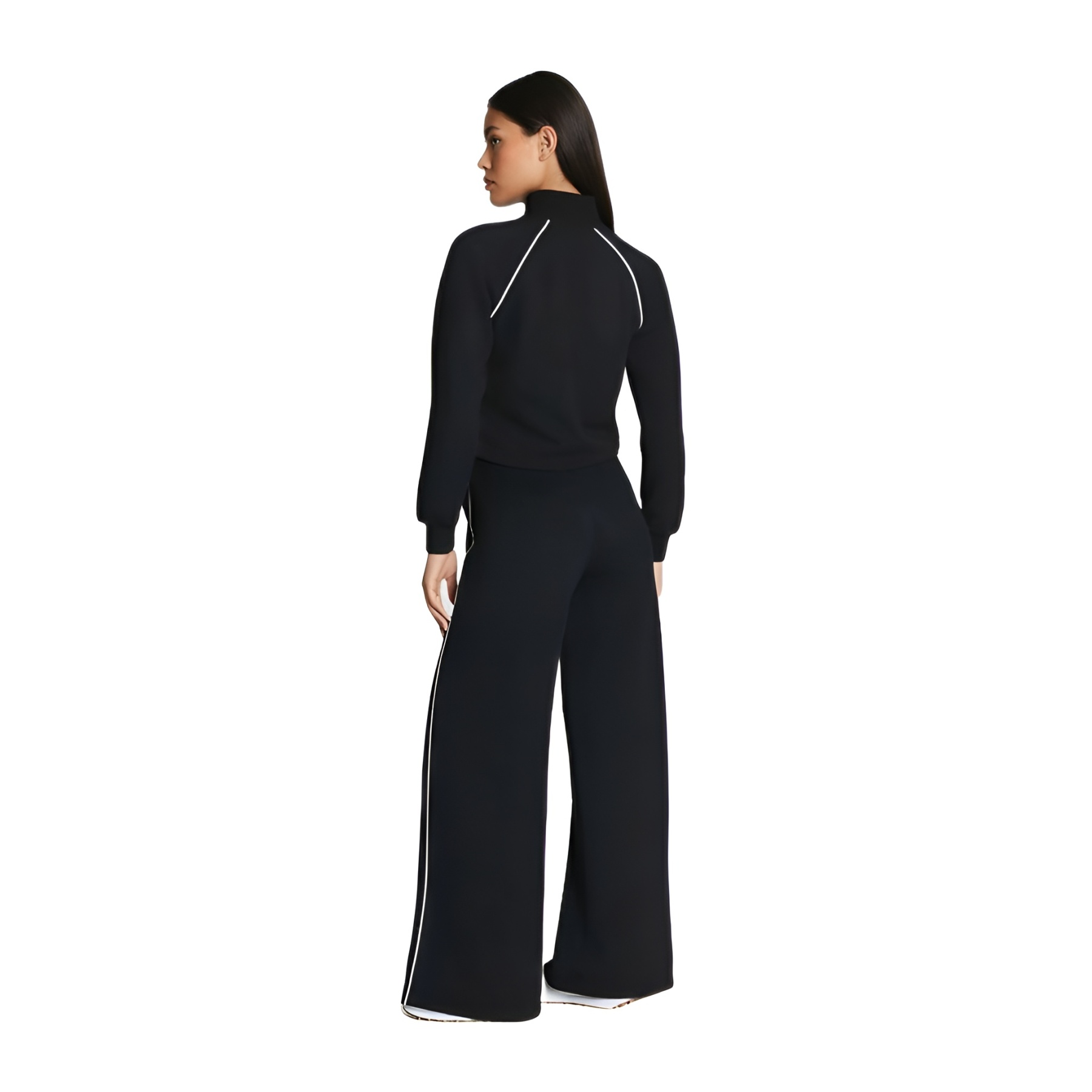 Pique Half Zip Jumpsuit