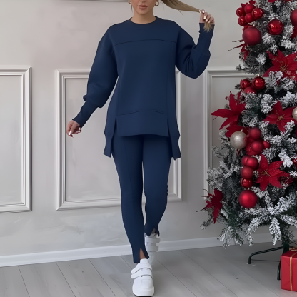 Women Printed Hoodie And Leggings Set