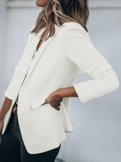 Front Long Sleeve Jacket-Cozy Knit Sets