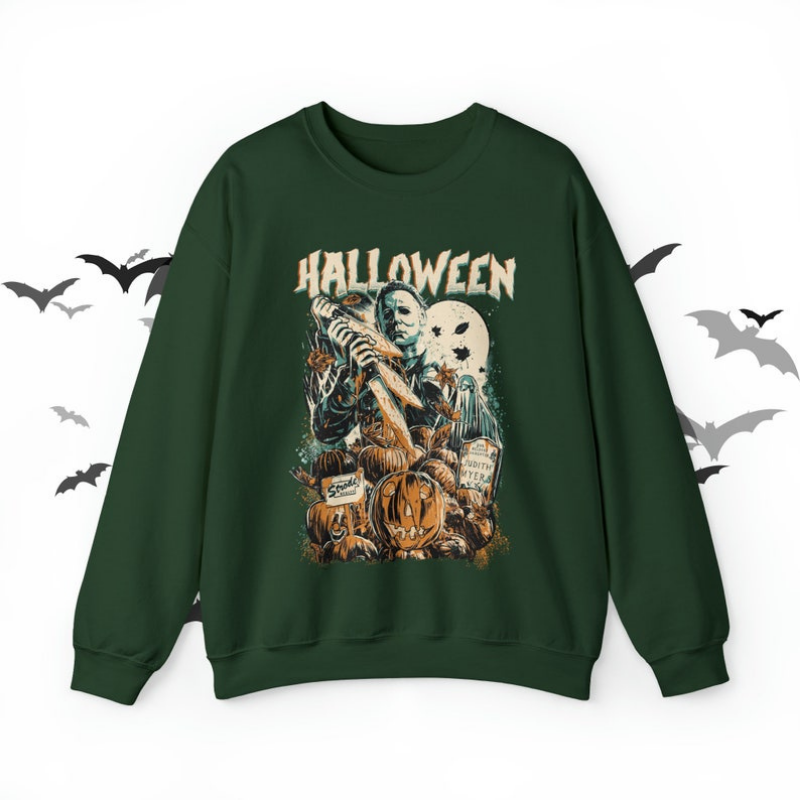 Vintage Halloween Sweatshirt-Cozy Knit Sets