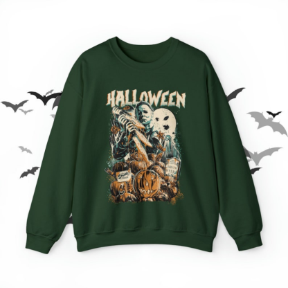 Vintage Halloween Sweatshirt-Cozy Knit Sets