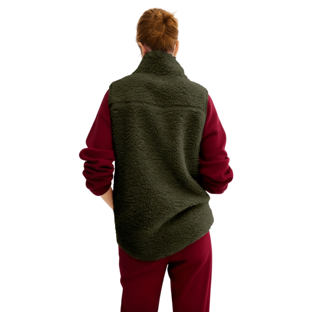 MAMA Babywearing Fleece Jacket And Vest For Before And After Pregnancy