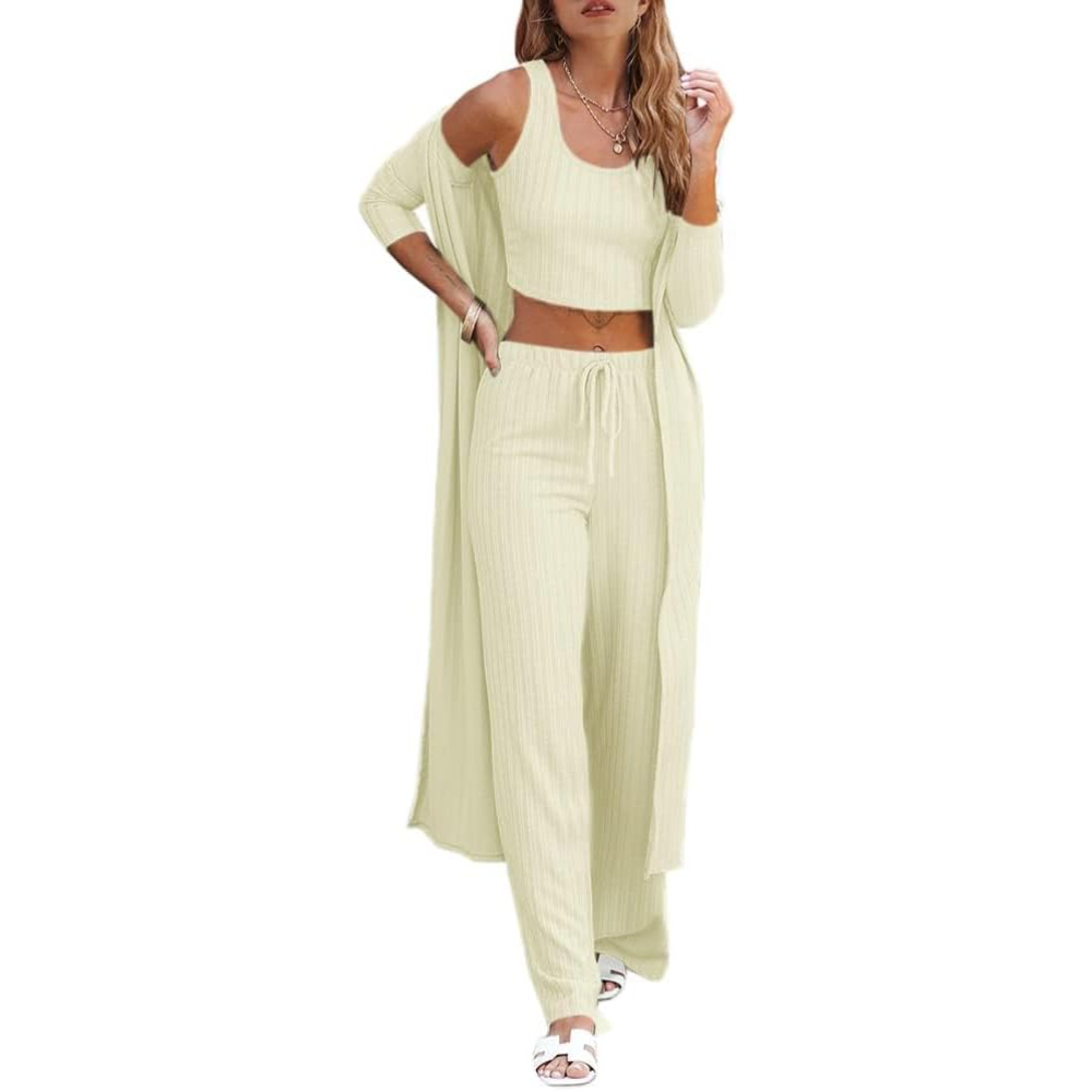 3 Piece Lounge Pajamas Sets