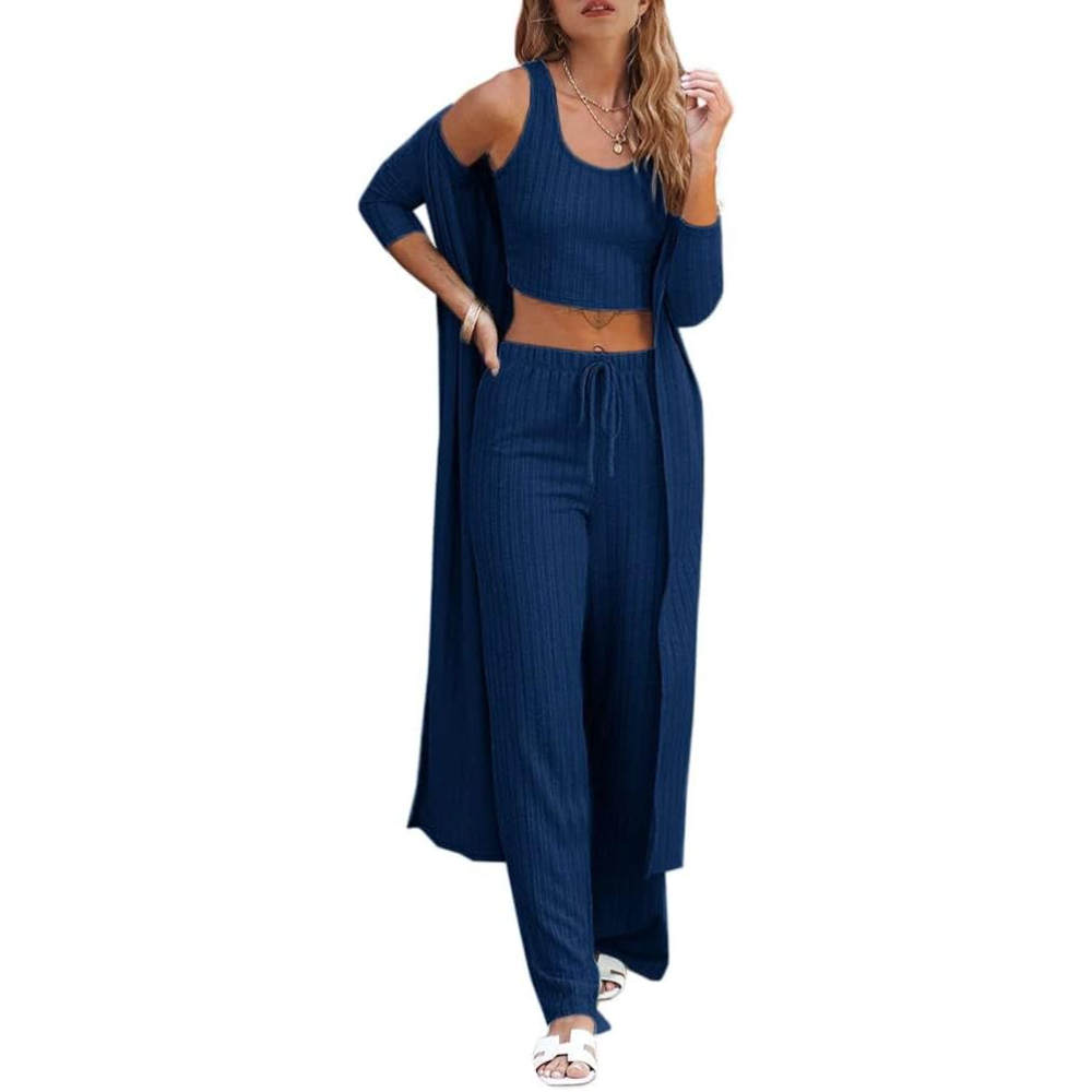 3 Piece Lounge Pajamas Sets