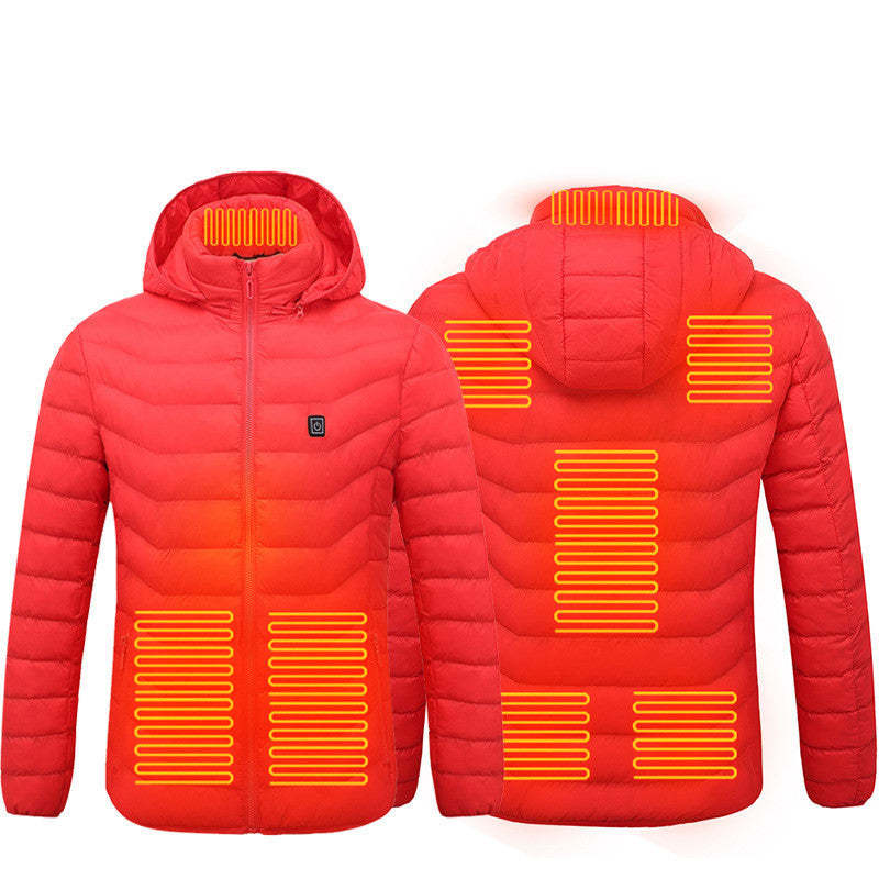 Heated Outdoor Jacket With Adjustable Temperature Control-Cozy Knit Sets