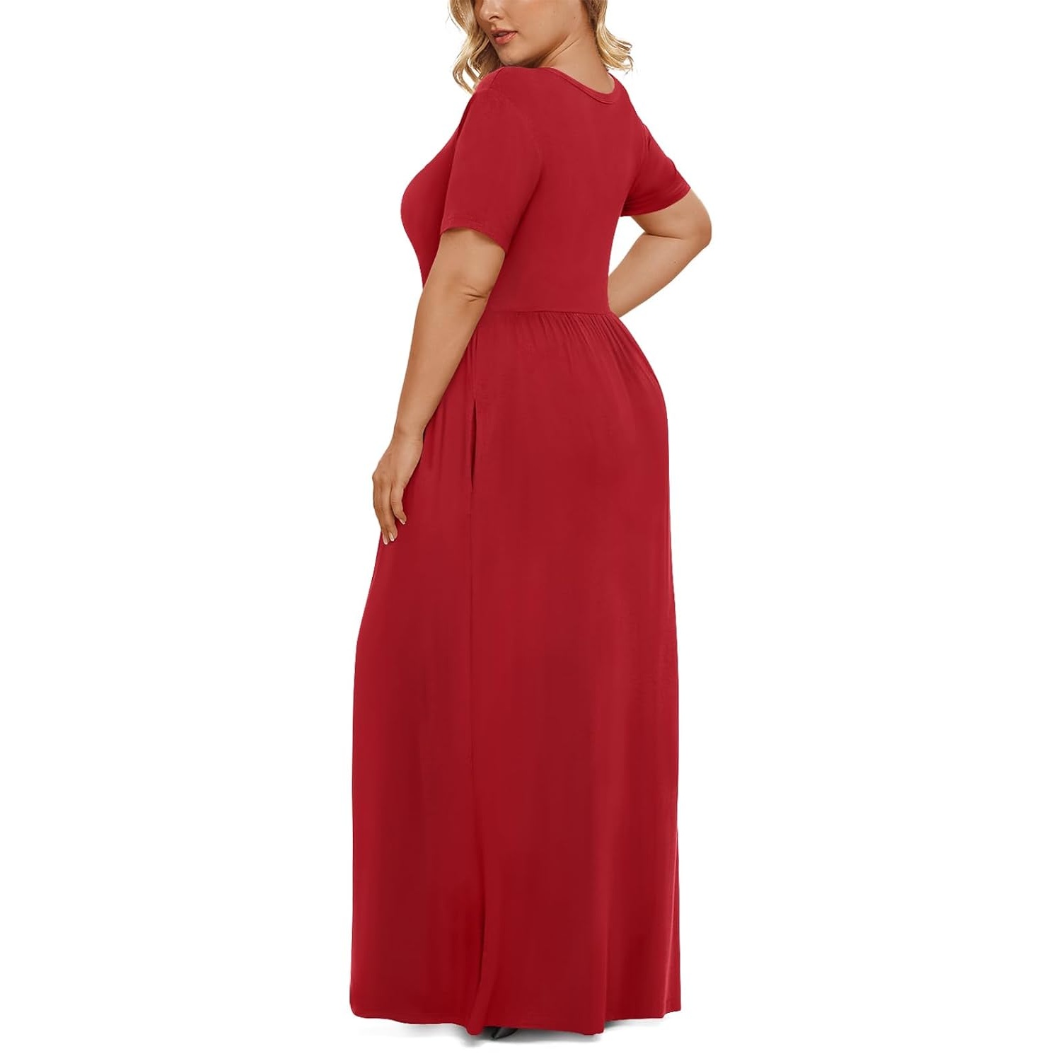 Casual Short Sleeve Maxi Dress For Women