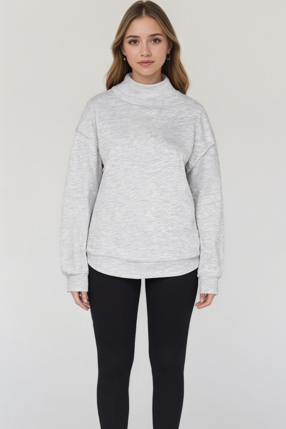 Oversized Long Sleeve Pullover Sweatshirt Hoodie