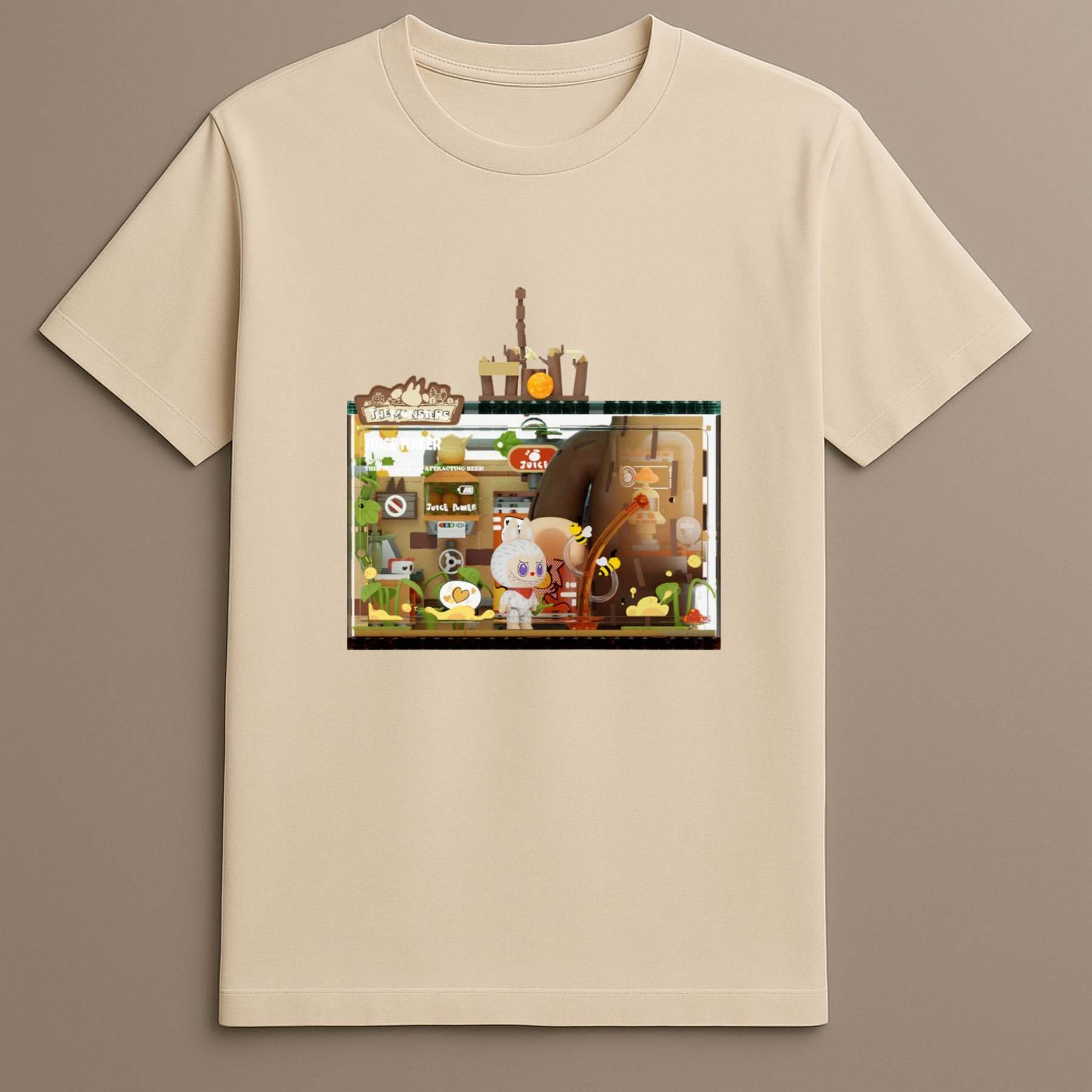 Virgo Bunny In Robe Graphic Labubu T Shirt