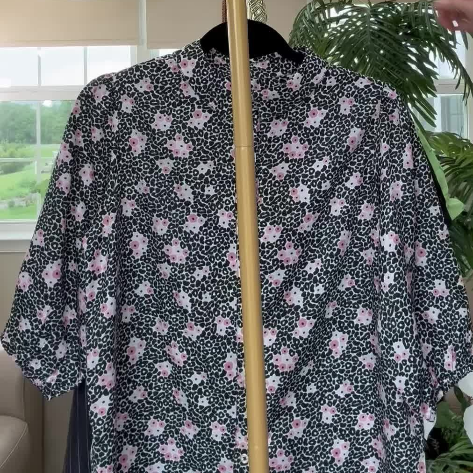 Wild Flower Collar Blouse