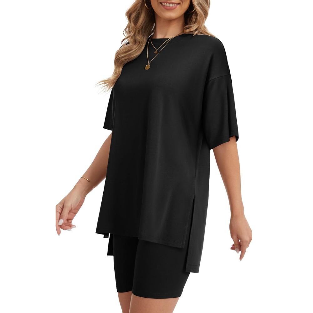 Two Piece Oversized Casual Lounge Set For Summer