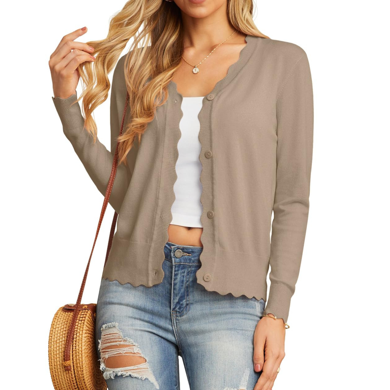Long Sleeve Cardigan Sweater For Everyday Wear For Women