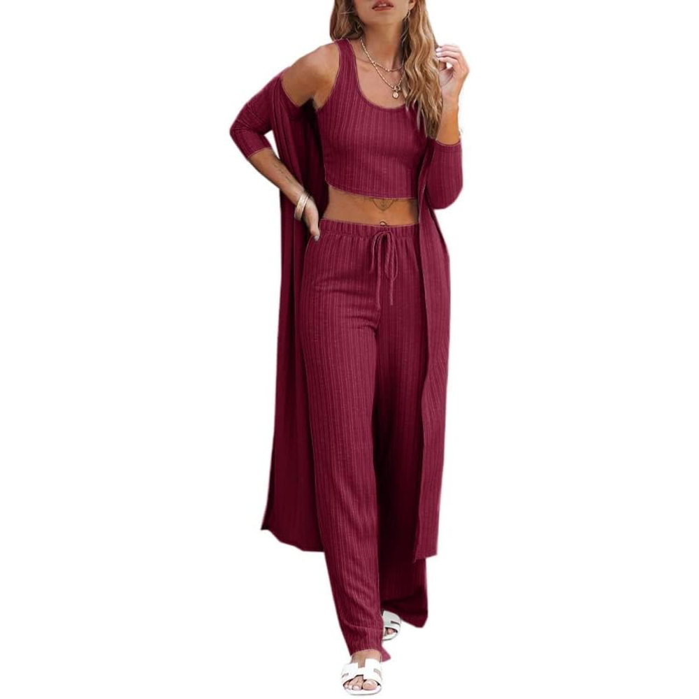 3 Piece Lounge Pajamas Sets