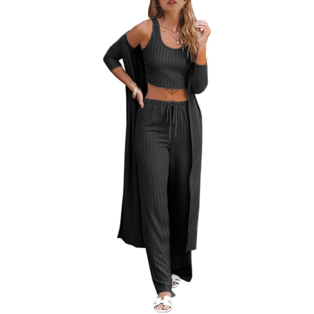 3 Piece Lounge Pajamas Sets