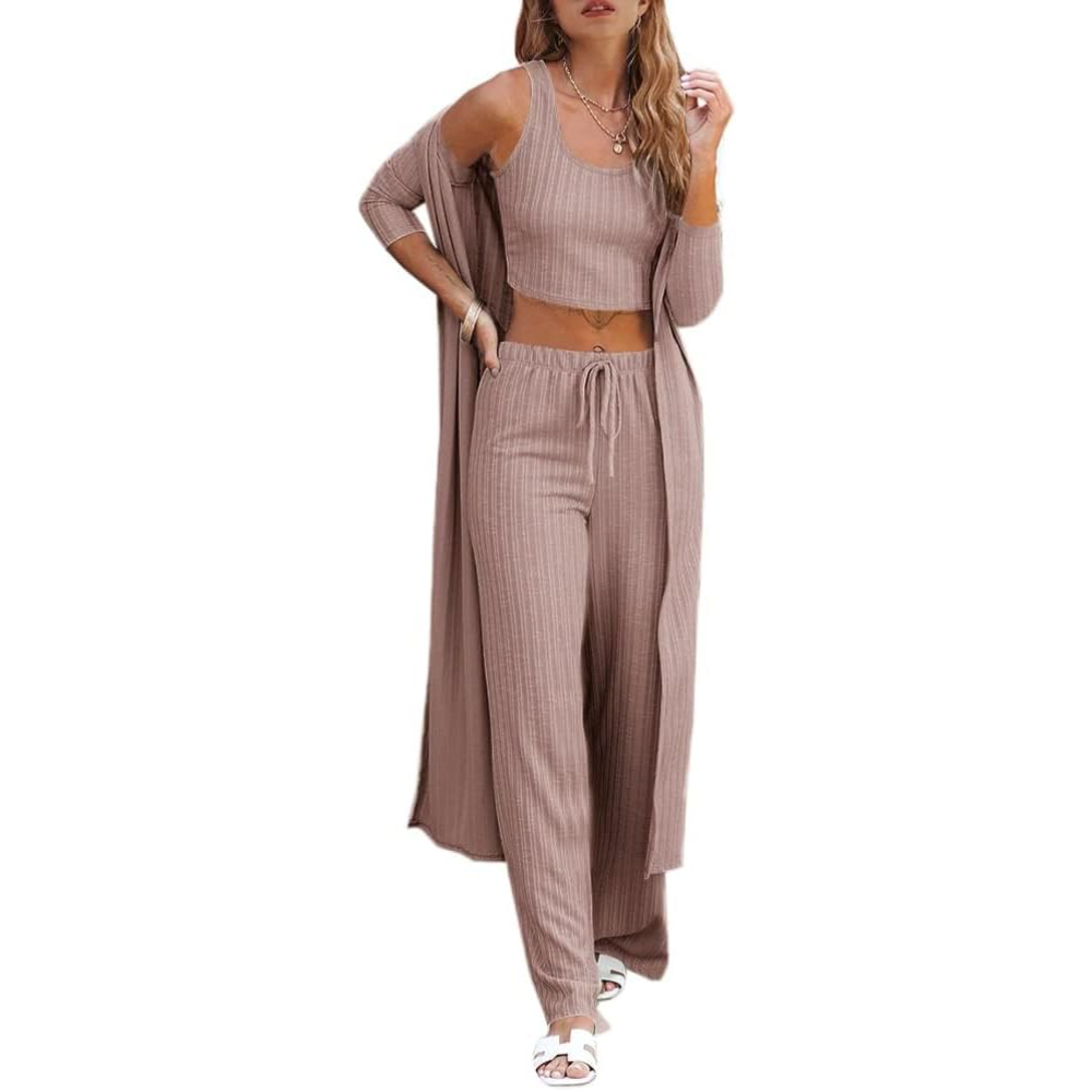 3 Piece Lounge Pajamas Sets