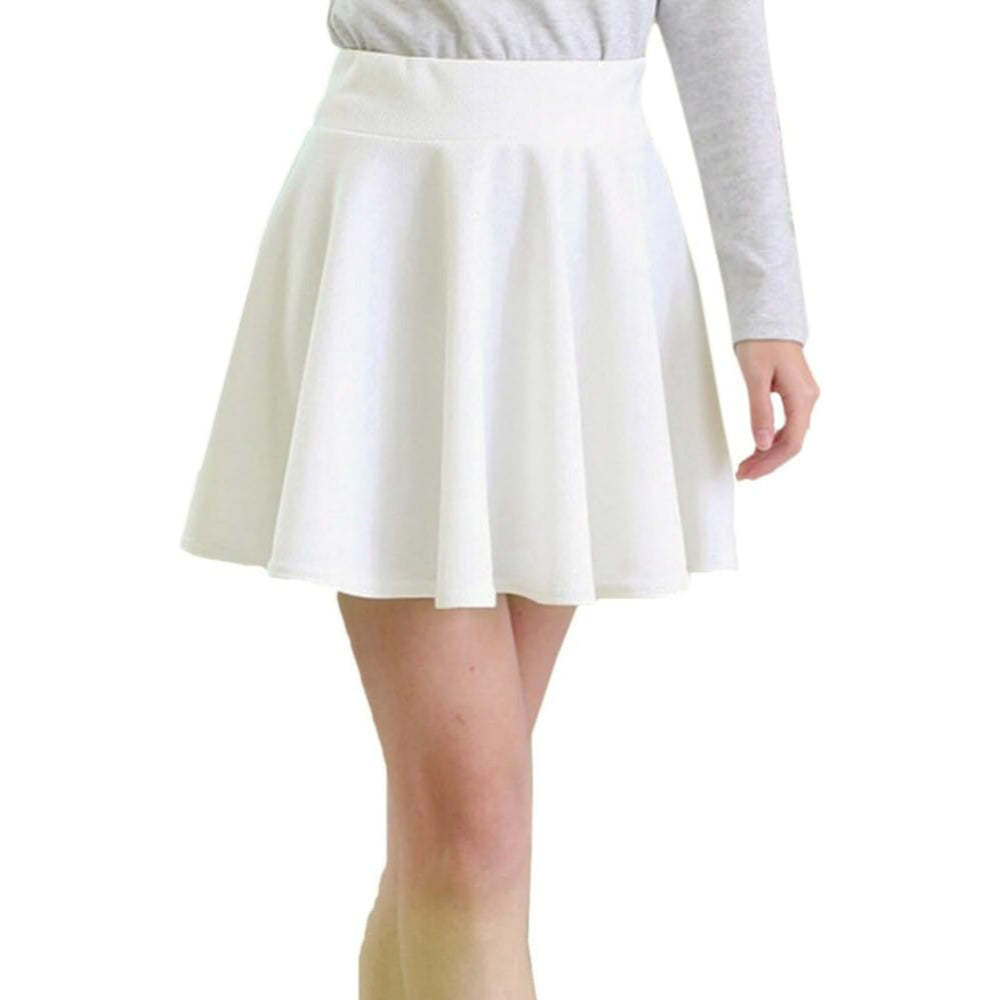 Casual Flared Mini Skirt-Cozy Knit Sets