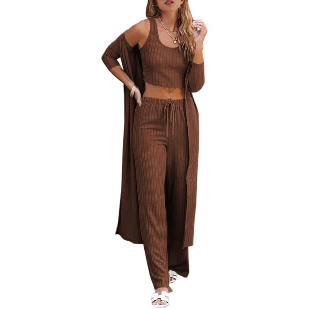 3 Piece Lounge Pajamas Sets