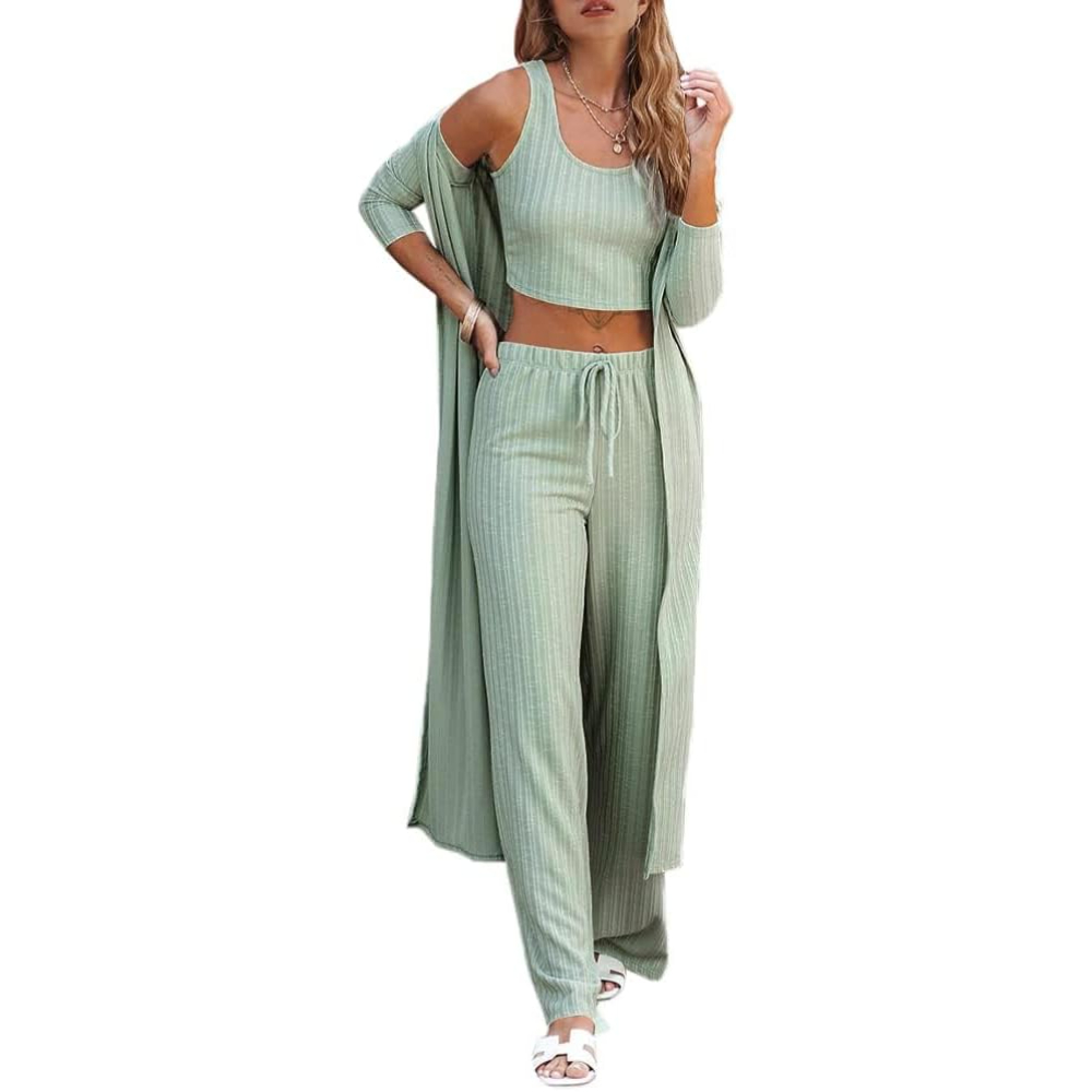 3 Piece Lounge Pajamas Sets