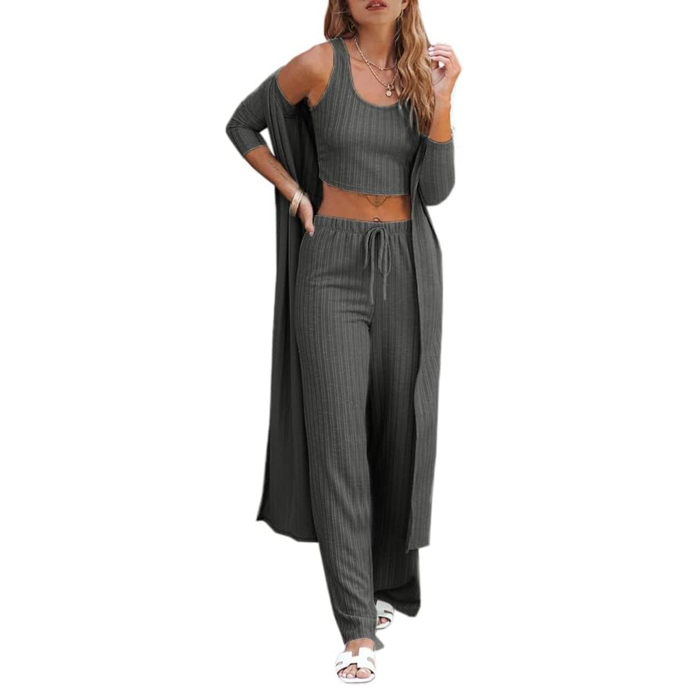3 Piece Lounge Pajamas Sets