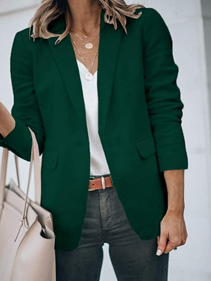 Front Long Sleeve Jacket-Cozy Knit Sets