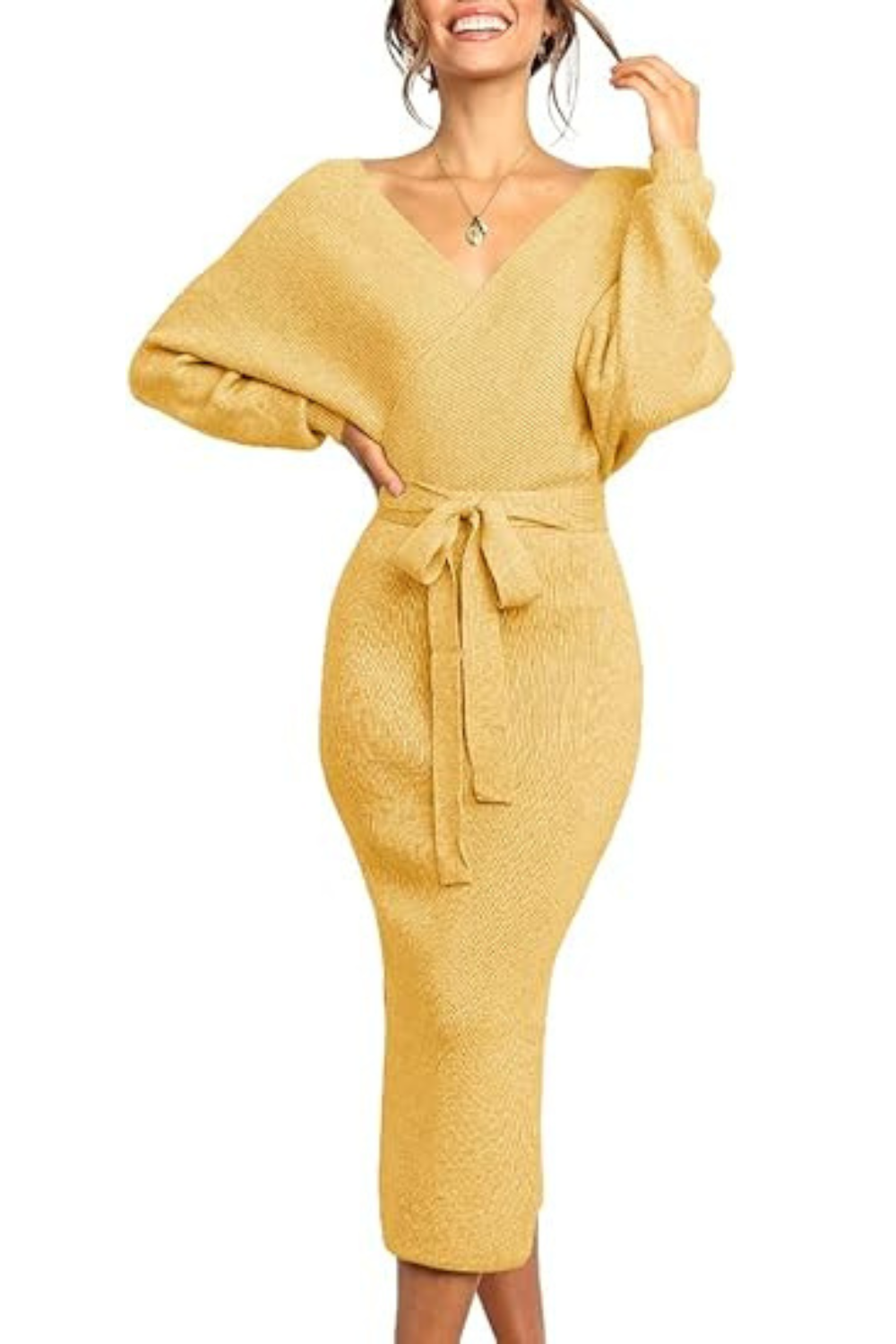 Long Maxi Sweater Dresses-Cozy Knit Sets