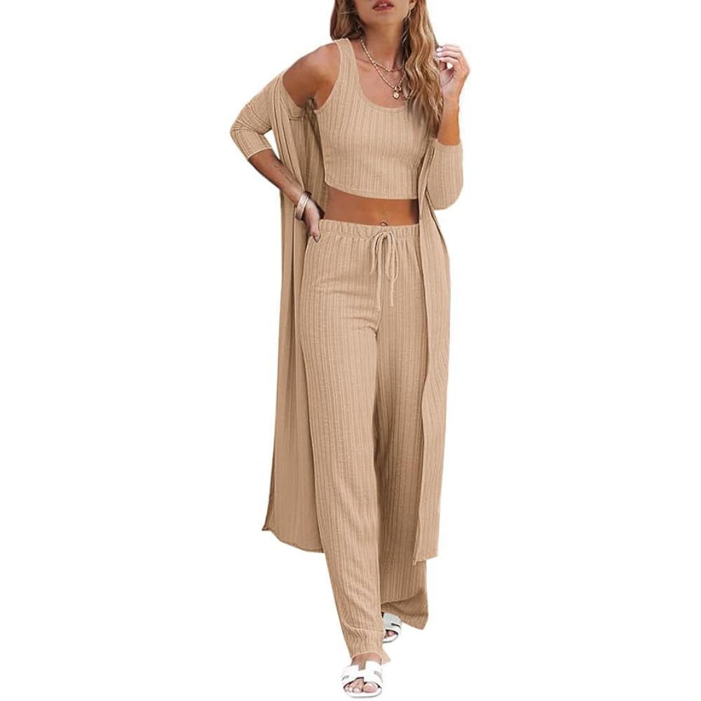 3 Piece Lounge Pajamas Sets