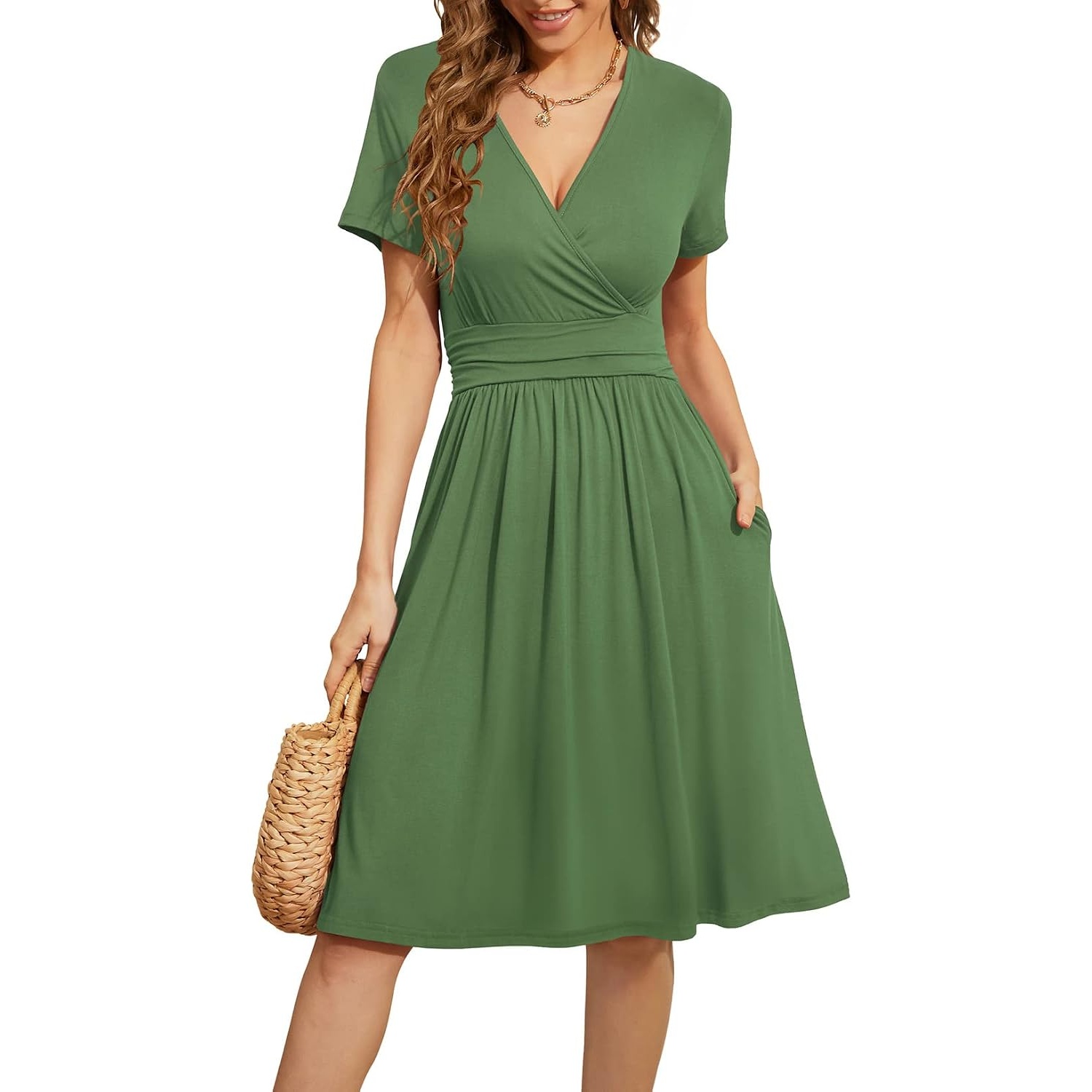 Casual Short Sleeve Dress For Parties And Everyday Wear For Women