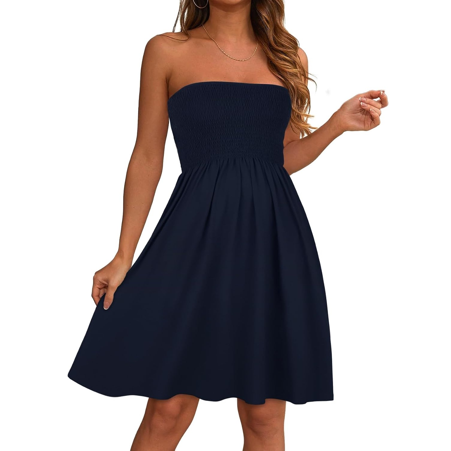 Casual Strapless Summer Sundress For Women