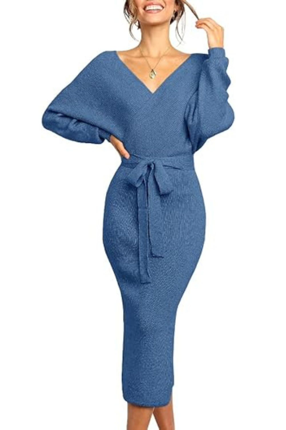 Long Maxi Sweater Dresses-Cozy Knit Sets