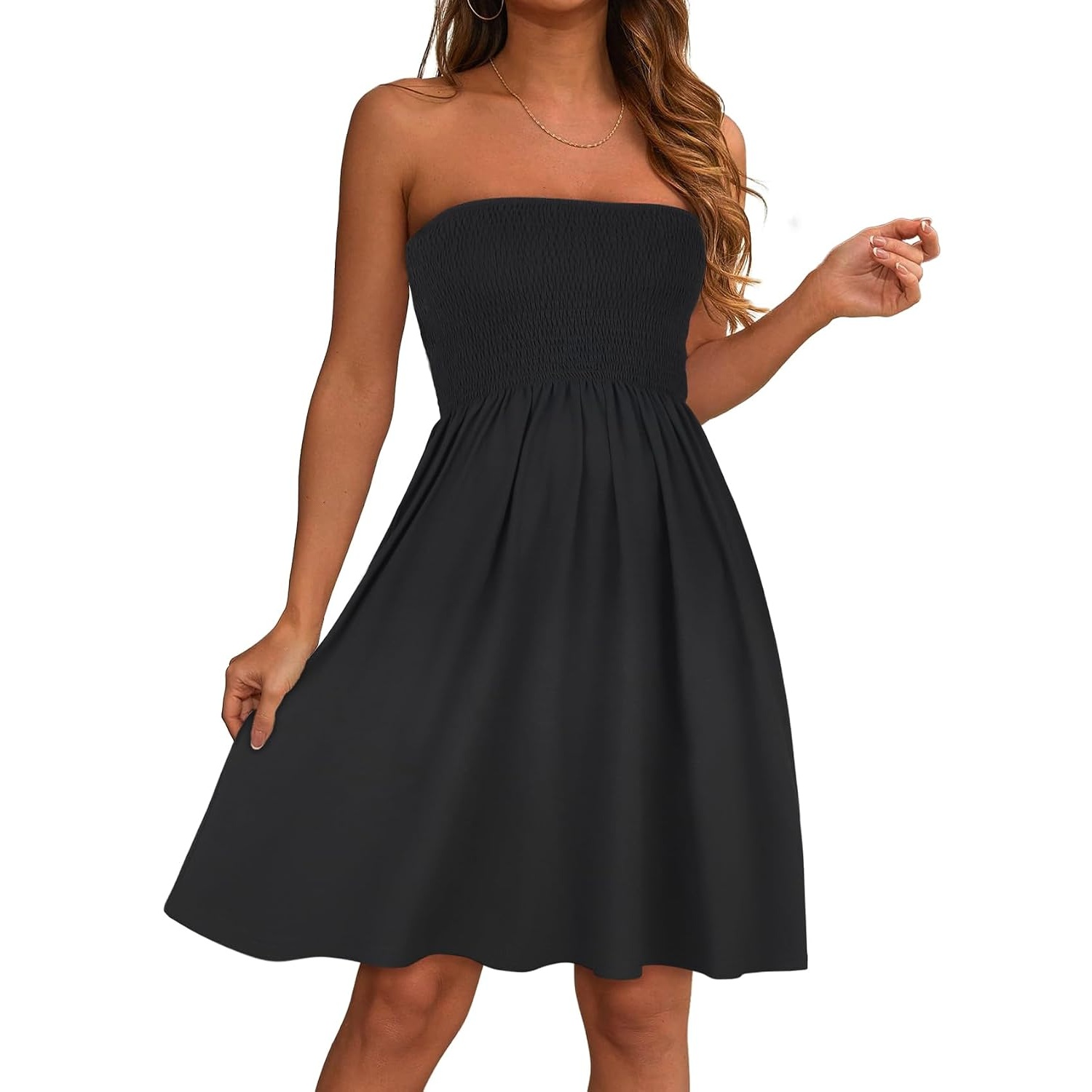 Casual Strapless Summer Sundress For Women