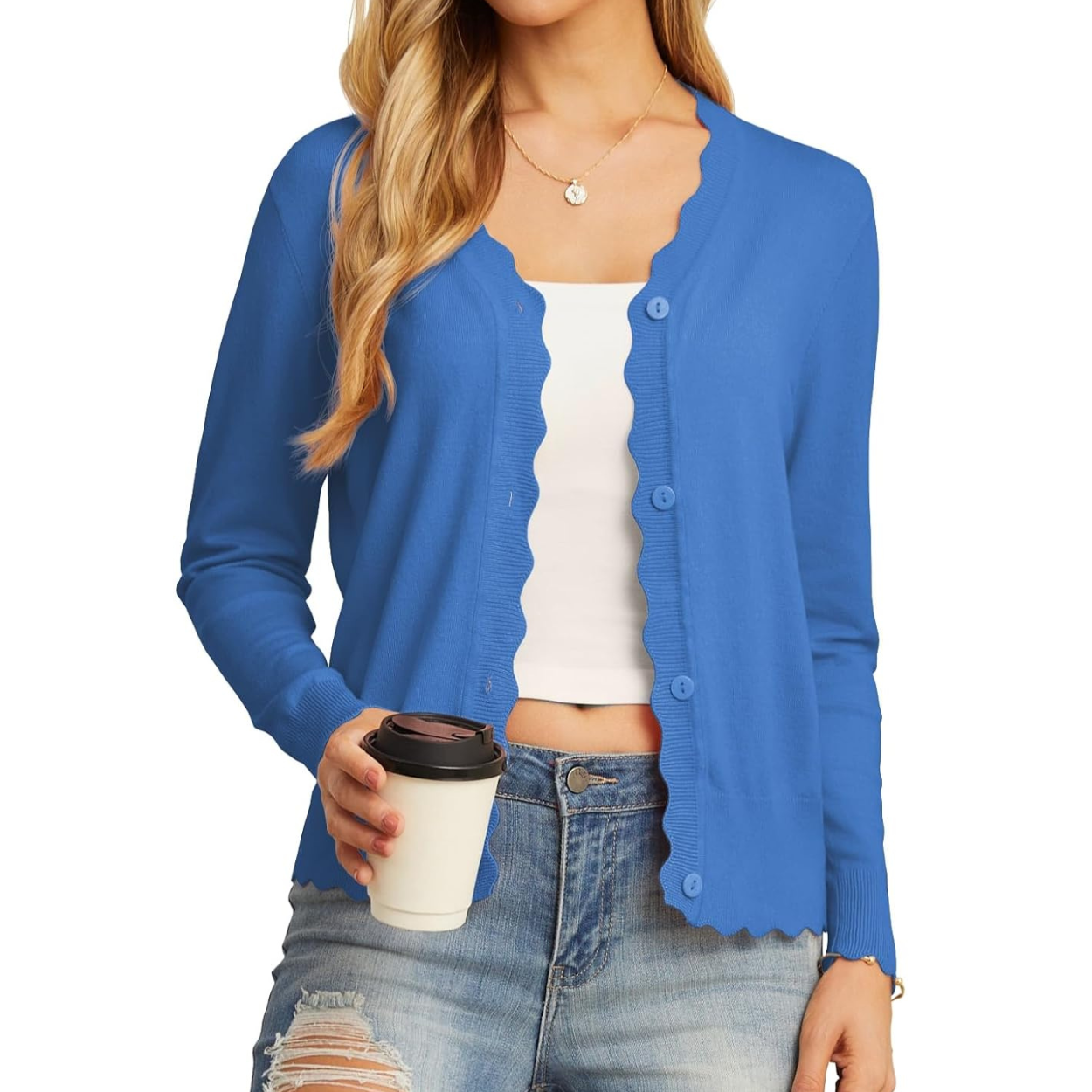 Long Sleeve Cardigan Sweater For Everyday Wear For Women