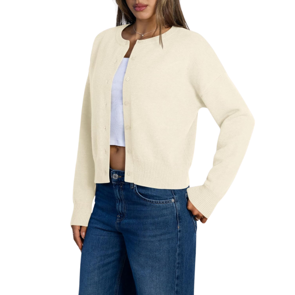 Cropped Cardigan Sweaters for Women Lightweight Y2k Fall Outfits Spring Fashion Clothes 2026