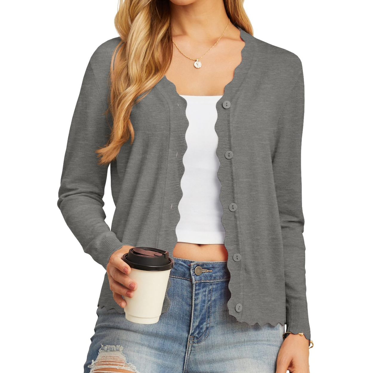Long Sleeve Cardigan Sweater For Everyday Wear For Women