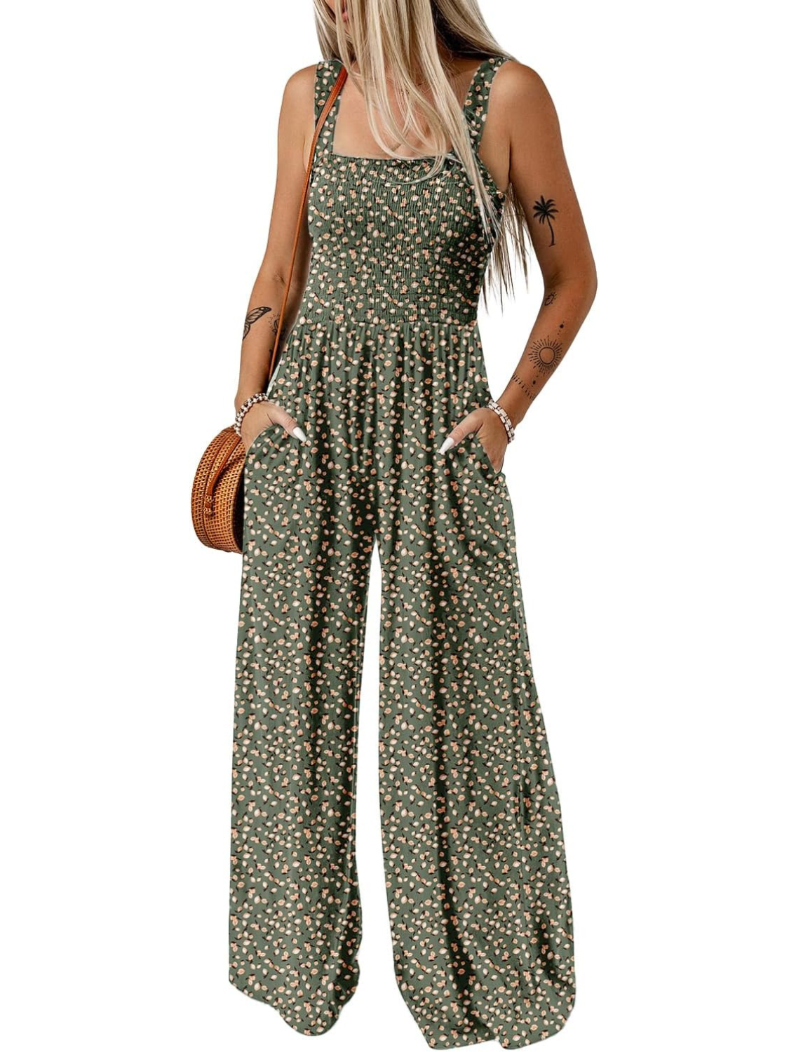 Casual Loose Sleeveless Jumpsuits-Cozy Knit Sets