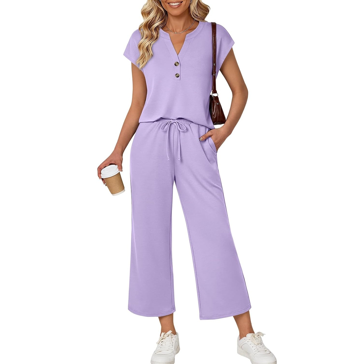 Casual Vacation Lounge Outfit For Women