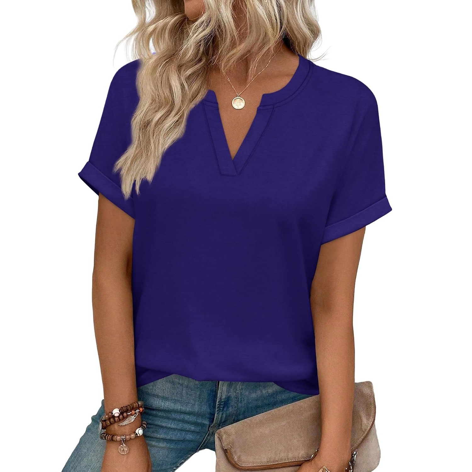 Casual Spring Summer Short Sleeve T Shirt For Women