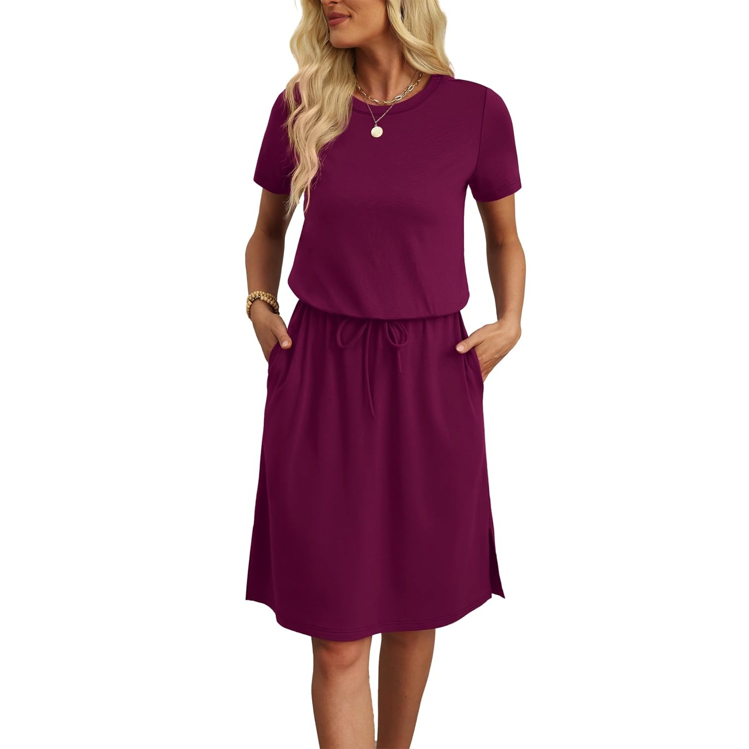 Casual Summer Sundress With Pockets For Women