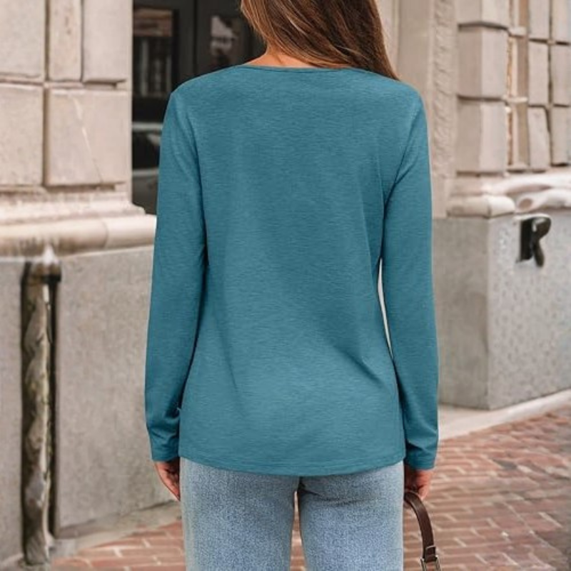 Long Sleeve T Shirt With Comfortable Fit For Women