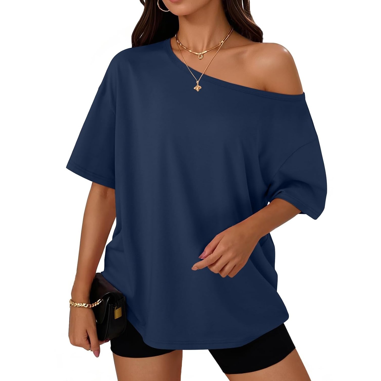 Oversized Loose Fit Summer T Shirts For Women